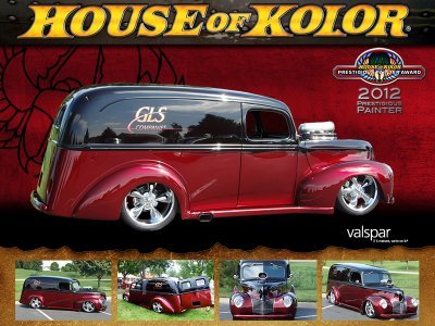 1940 Ford Panel Truck by Gary Garner winner of Prestigious Painter Award Feb 2012 for House for Kolor